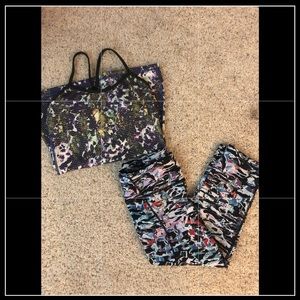 Lululemon Athletica tank top and leggings